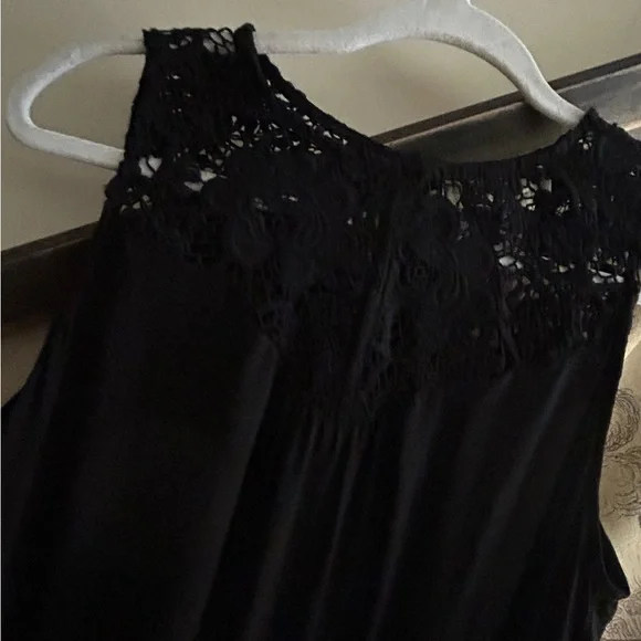 Johnny Was | Dresses | Johnny Was 4 Love Liberty Black Silk Lace Dress Sz  Small | Poshmark